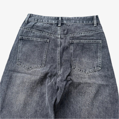 Black Washed Jeans detail